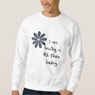 Sweatshirt Fleur bleue : J'ai une fusée de RA aujourd'hui !