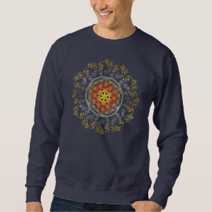 Sweatshirt Fleur de DES Lebens - ornement IV de la vie/Blume
