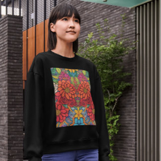 Sweatshirt Fleurs