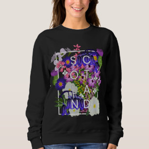 Sweatshirt Fleurs de Scotland Word Art - Scottish Pride