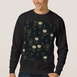 Sweatshirt Fleurs ethniques : Conception ornementale Vintage