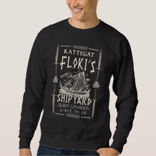 Sweatshirt Flokis Shipyard Kattegat Viking Ship