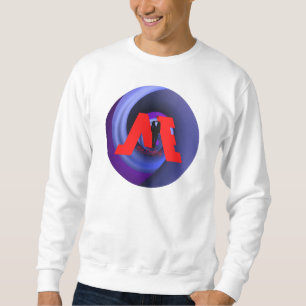 Sweatshirt FloState Design "ME" Man Eruditely Purple Vortex2
