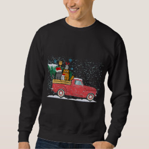 Sweatshirt Fluffmas Joyeux Avec Fluffes De Camion Rouge Coût 