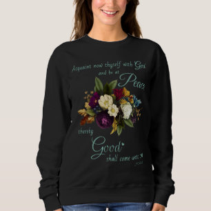Sweatshirt Foi de la Bible Frénésie chrétienne pour femmes