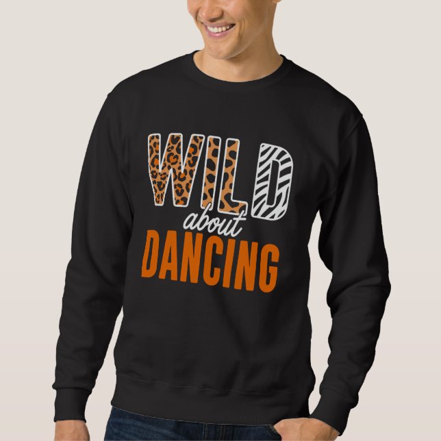 Sweatshirt Folle de danse (Devant)
