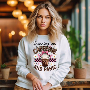 Sweatshirt Fonctionner à la caféine et à la panique