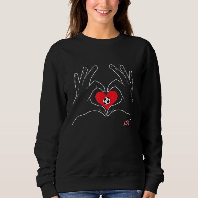 Sweatshirt Fonds Isa Raiser2 Mains cardiaques (Devant)