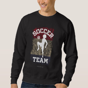 Sweatshirt Football France Drapeau Football Femme Football Fi