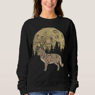 Sweatshirt Forêt de nuit Animaux sauvages Predator Mo