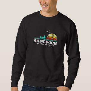 Sweatshirt Forêt de sandwich à feuillage persistant Sunset Ma