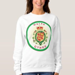 Sweatshirt Forme du cercle d'insigne royal du Pays de Galles