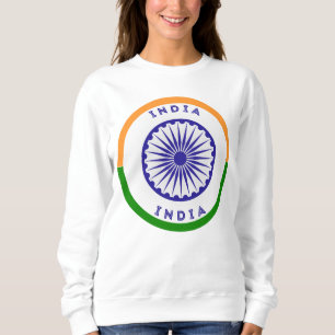 Sweatshirt Forme du cercle indien Ashoka Chakra
