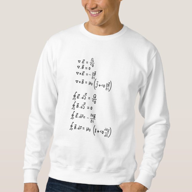 Sweatshirt Formule physique (Devant)