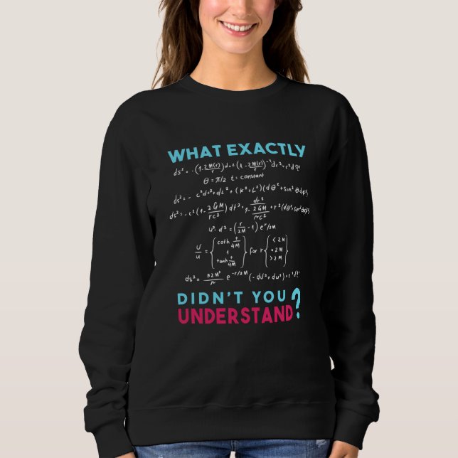 Sweatshirt Formule physique Plaisanter drôle Math (Devant)