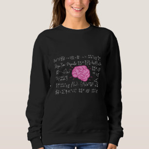 Sweatshirt Formules mathématiques pour les têtes intelligente