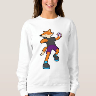 Sweatshirt Fox at Handball player avec Handball