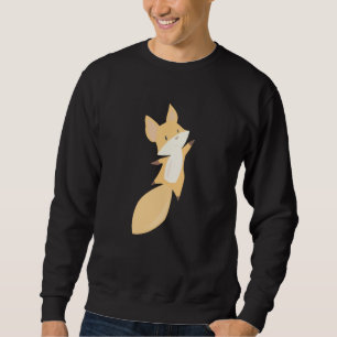 Sweatshirt Fox Little Foxes mignons Animaux Drôle Orange Enfa