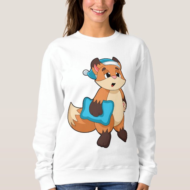 Sweatshirt Fox with Nightcap (Devant)