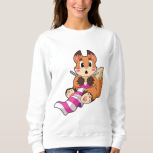 Sweatshirt Fox with Scarf