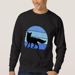 Sweatshirt Foxes Fox Classic Vintage Retro Sunset Old School
