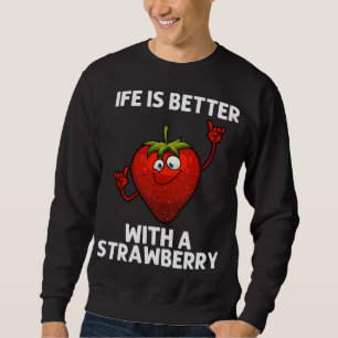 Sweatshirt Fraise cool Pour Hommes Fruits Fruit Fraises B