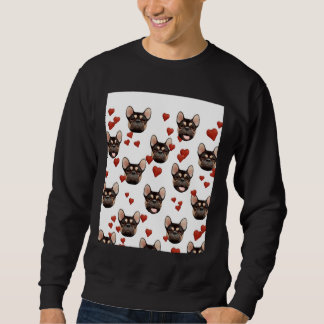 Sweatshirt French Bulldog Frenchie Black And Tan 25+ Colours 