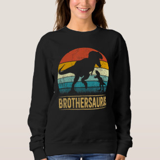 Sweatshirt Frère Saurus T Rex Dinosaur Frère Da du Père