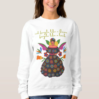 Sweatshirt Frida Khalo Fragile comme une bombe
