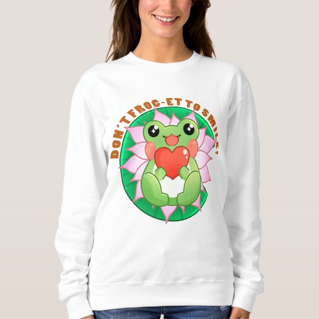 Sweatshirt Frog Love (Devant)