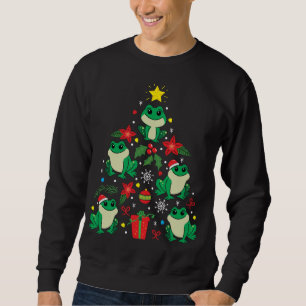 Sweatshirt Frog Noël Ornament Arbre Drôle Noël Cadeau