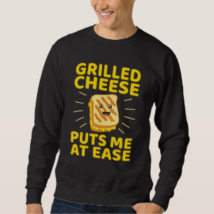 Sweatshirt Fromage Grillé Me Met À L'Ease Sandwich Graphic