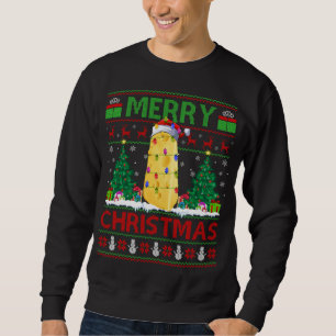 Sweatshirt Fromage Lover Xmas Tree Vilain Père Noël Fromage N