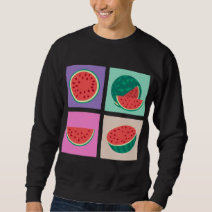 Sweatshirt Fruit exotique Pop Art Tropical Summer Vacances Ea