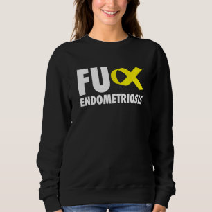 Sweatshirt Fu Endometriose Ruban jaune - Endometriose