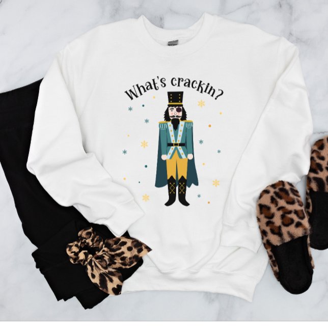Sweatshirt Funky Noël rétro vintage noisette (Créateur téléchargé)