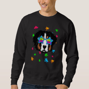 Sweatshirt Funny Bernese Mountain Puzzle Sensibilisation sur