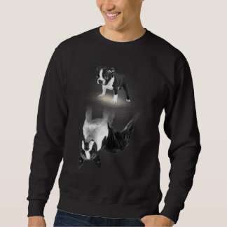 Sweatshirt Funny Bostie Maman Pour Boston Terrier Dogs