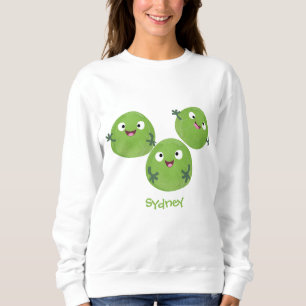 Sweatshirt Funny Brussels sprouts légumes caricature