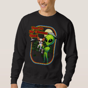 Sweatshirt Funny Chihuahua Alien Vous êtes choisi un OVNI Hom