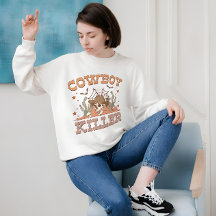 Funny Cowboy Killer Western Retro Éffrayant