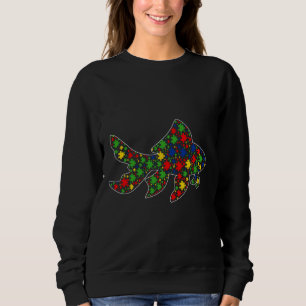 Sweatshirt Funny Fish Animals Puzzle Pieces Autism Awareness