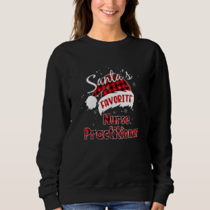 Sweatshirt Funny Père Noël Favorite Nurse Praticien Christma