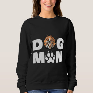 Sweatshirt Funny Pomeranian Chien Maman Amour R