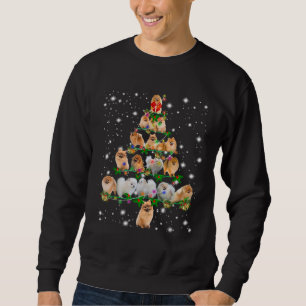 Sweatshirt Funny Poméranien Arbre de Noël Ornament Décor