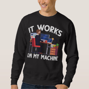 Sweatshirt Funny Programmeur Informatique Coder Machine