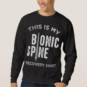 Sweatshirt Fusion de la colonne vertébrale fractionnée du d
