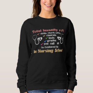 Sweatshirt Future Infirmière Pour Être Étudiante Infirmière E