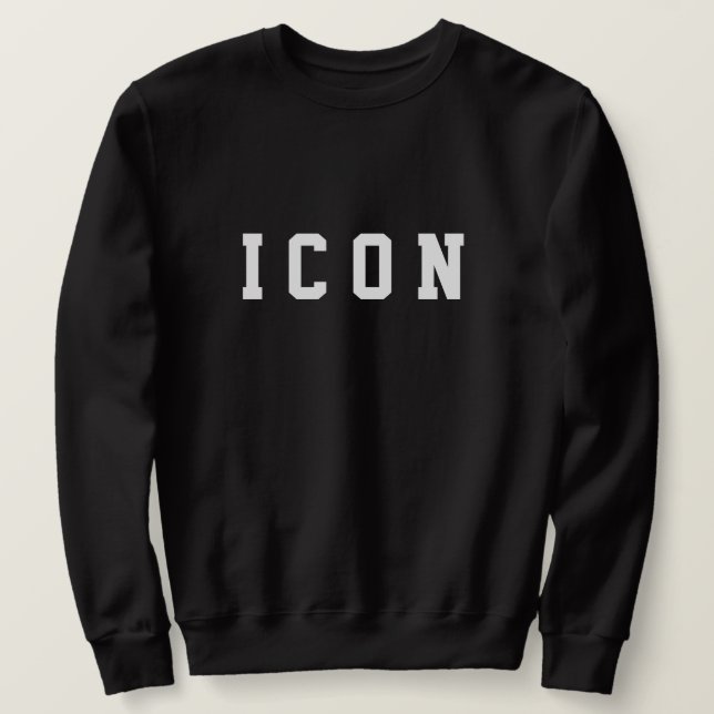 Sweatshirt [fuzzy]Icon (Design devant)
