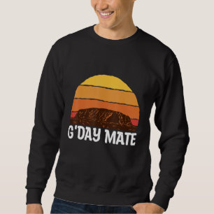 Sweatshirt G' Day Mate Australie Ayers Rock